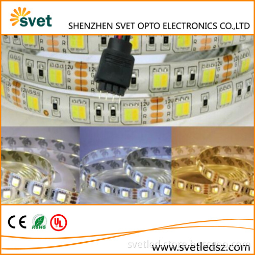 DC12V Dual White BiColor CCT Dimmable Led Strip SMD 5050 60Leds